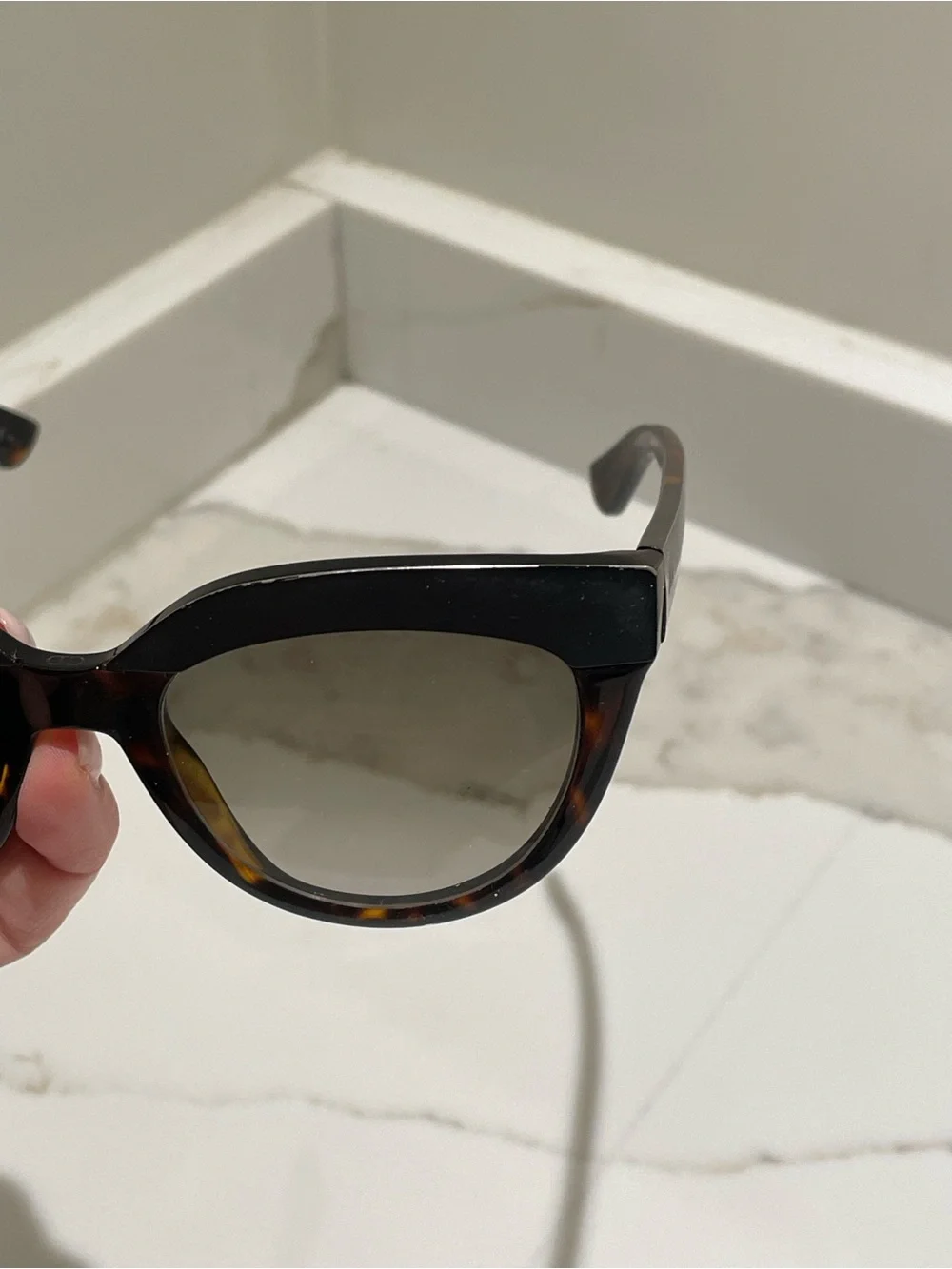 Dior Women's Black & Tortoiseshell Cat-Eye Sunglasses